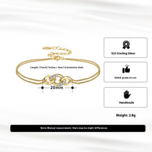 Load image into Gallery viewer, Zirconium Diamond Jewelry Adjustable Twisted Bracelet Ornament