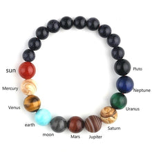 Load image into Gallery viewer, New Fashion Eight Planets Beaded Bracelet Men&#39;s Natural Stone Cosmic Yoga Chakra Solar Bracelet, Jewelry Handmade Bohemian Natural Stones Bracelet