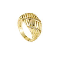 Load image into Gallery viewer, Fashion Simple Croissant Style Zircon Ring