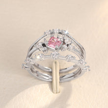 Load image into Gallery viewer, Three-piece Ring Set Sweet Ring Female
