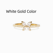 Load image into Gallery viewer, Simple Personality S925 Sterling Silver Butterfly Diamond-studded Ring Women