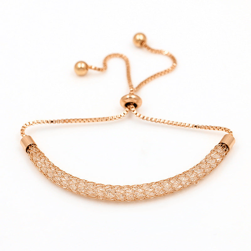 Hollow net crystal jewelry