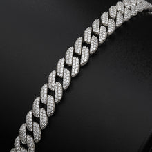 Load image into Gallery viewer, Hip Hop S925 Silver Diamond Cuban Zircon Bracelet