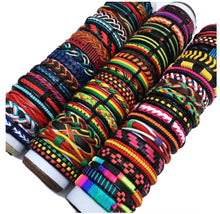 Load image into Gallery viewer, Handmade Mixed Style Woven Leather Cuff Jewelry