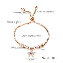 Load image into Gallery viewer, Hollow Round Beads With Diamonds And Stars Hand Jewelry