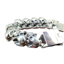 Load image into Gallery viewer, S925 Personality Feather Skull Bracelet For Men