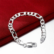 Load image into Gallery viewer, Silver Jewelry Buckle Cuban Bracelet