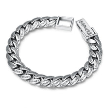 Load image into Gallery viewer, Vintage Six Word Mantra Men&#39;s Bracelet