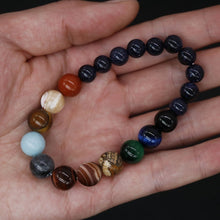 Load image into Gallery viewer, New Fashion Eight Planets Beaded Bracelet Men&#39;s Natural Stone Cosmic Yoga Chakra Solar Bracelet, Jewelry Handmade Bohemian Natural Stones Bracelet