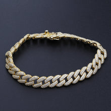 Load image into Gallery viewer, Hip Hop S925 Silver Diamond Cuban Zircon Bracelet