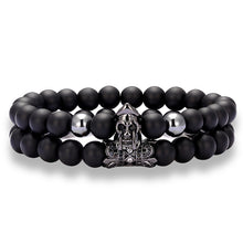 Load image into Gallery viewer, Roman Warrior Helmet Bracelet Jewelry Scrub Stone Micro-Inlay Zircon Bracelet