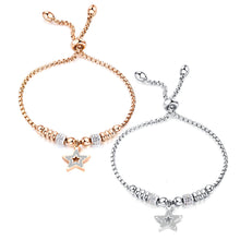 Load image into Gallery viewer, Hollow Round Beads With Diamonds And Stars Hand Jewelry
