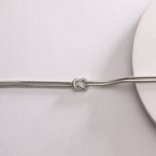 Load image into Gallery viewer, Twist Bracelet Elegant Heart Knot Fashion Simple Snake Bone Chain Hand Jewelry