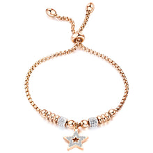 Load image into Gallery viewer, Hollow Round Beads With Diamonds And Stars Hand Jewelry