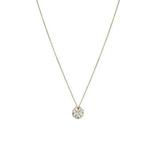 Load image into Gallery viewer, Retro Magnetic Folding Heart Shaped Four Leaf Clover Pendant Necklace Women Love Clavicle Chain Gifts Openable Choker Jewelry