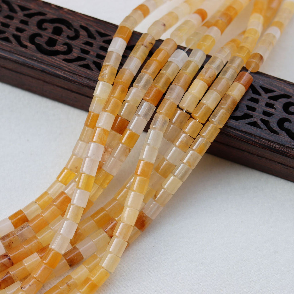 Handmade Diy Jewelry With Cylindrical Loose Beads