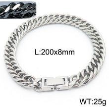 Load image into Gallery viewer, Cuban Link Chain Trimming Chain Jewelry Buckle Titanium Steel Bracelet