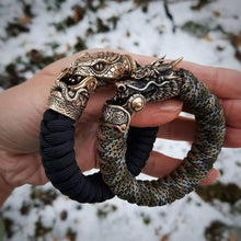 Load image into Gallery viewer, Umbrella Rope Hand-woven Bracelet Twelve Zodiac Dragon