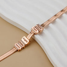 Load image into Gallery viewer, Custom Names Beaded Bracelet Stainless Steel Bracelet Personalized Bracelet Jewellry Gift For Mother Father Girlfriend Boyfriend