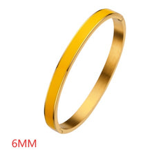 Load image into Gallery viewer, Epoxy Jewelry Ladies Gold Stainless Steel Bracelet
