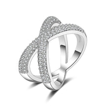 Load image into Gallery viewer, Geometric Full Diamond Luxury Women&#39;s Ring