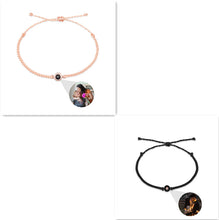 Load image into Gallery viewer, Creative Customized Color Photo Projection Bracelet Hand Woven Lovers Personality Jewelry For Men And Women Valentine&#39;s Day Gift