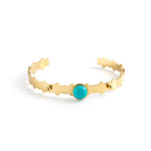 Load image into Gallery viewer, Geometric Jewelry Female Electroplating Real Gold Opening Adjustable Titanium Steel Bracelet