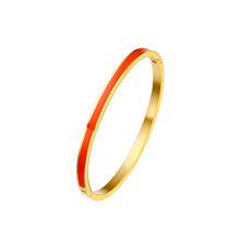 Load image into Gallery viewer, Epoxy Jewelry Ladies Gold Stainless Steel Bracelet