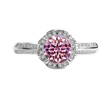 Load image into Gallery viewer, Sterling Silver Moissanite Bridal Bouquet Ring