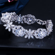 Load image into Gallery viewer, AAA Zircon Fashion Ladies Temperament Floral Hand Jewelry