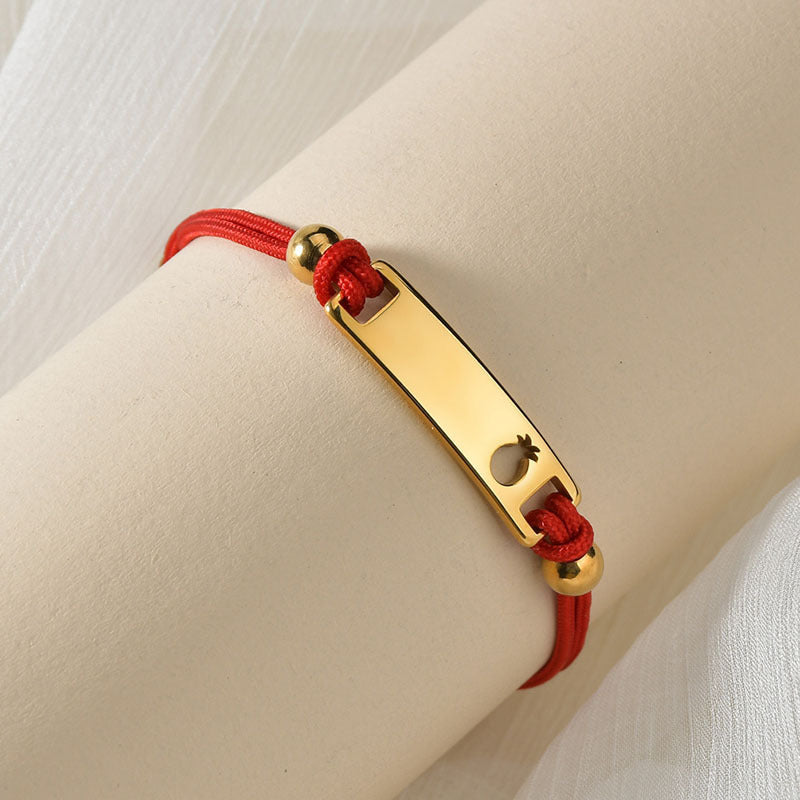 Personalized DIY Hand Woven Color Bracelet European And American Jewelry