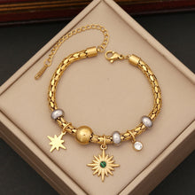 Load image into Gallery viewer, Eye Flower Jewelry Elegant Stainless Steel