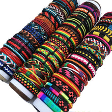 Load image into Gallery viewer, Handmade Mixed Style Woven Leather Cuff Jewelry