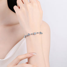 Load image into Gallery viewer, Women&#39;s Fashion Sterling Silver Moissanite Shaped Bracelet