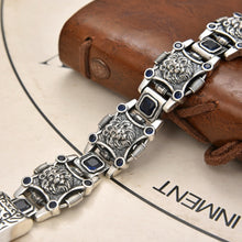 Load image into Gallery viewer, Sterling Silver LION Zircon Bracelet For Men