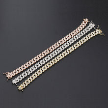 Load image into Gallery viewer, Hip Hop S925 Silver Diamond Cuban Zircon Bracelet