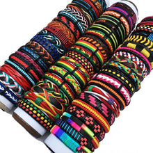 Load image into Gallery viewer, Handmade Mixed Style Woven Leather Cuff Jewelry