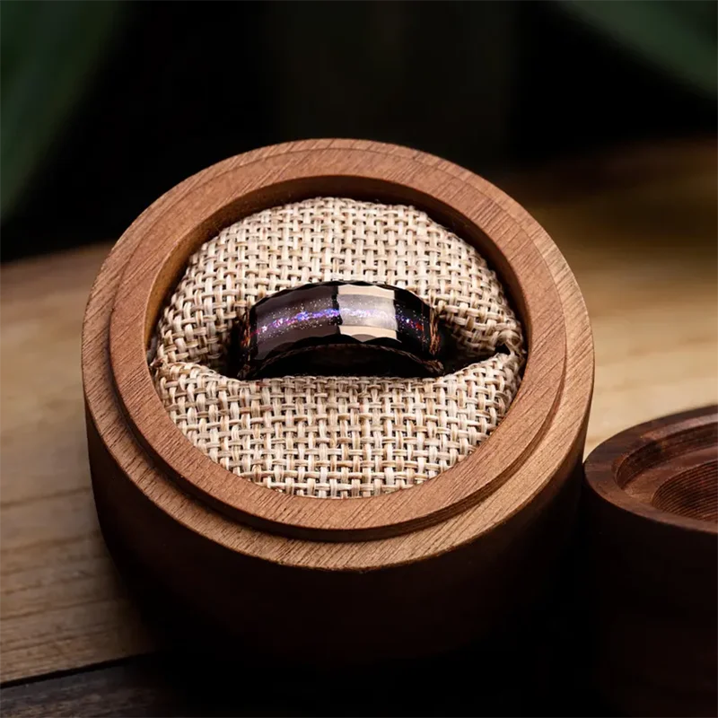 Black tungsten carbide ring anillo bague homme pareja de compromiso fashion jewelry Men's wedding bands Galaxy engagement rings 6 Black tungsten carbide ring anillo bague homme pareja de compromiso fashion jewelry Men's wedding bands Galaxy engagement rings - Image 5