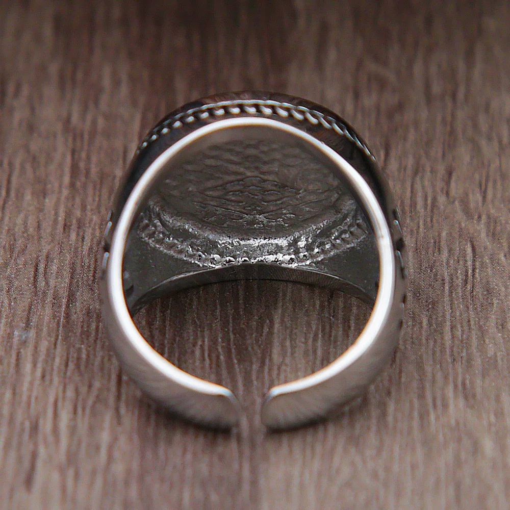 Vintage Viking Tree Of Life Ring For Men Nordic Mythology Stainless Steel Yggdrasils Ring Fashion Amulet Viking Jewelry Gift 6 Vintage Viking Tree Of Life Ring For Men Nordic Mythology Stainless Steel Yggdrasils Ring Fashion Amulet Viking Jewelry Gift - Image 5