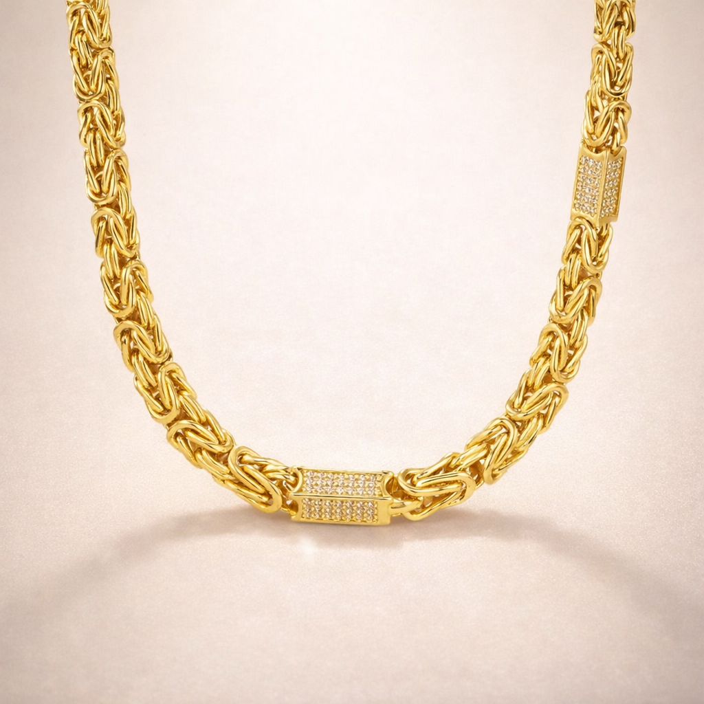 24in/28in Snake Chain 18K Gold Color Plated Necklace African Bridal Wedding Accessories Trend Fashion Birthday Gift for Wife 2 24in/28in Snake Chain 18K Gold Color Plated Necklace African Bridal Wedding Accessories Trend Fashion Birthday Gift for Wife