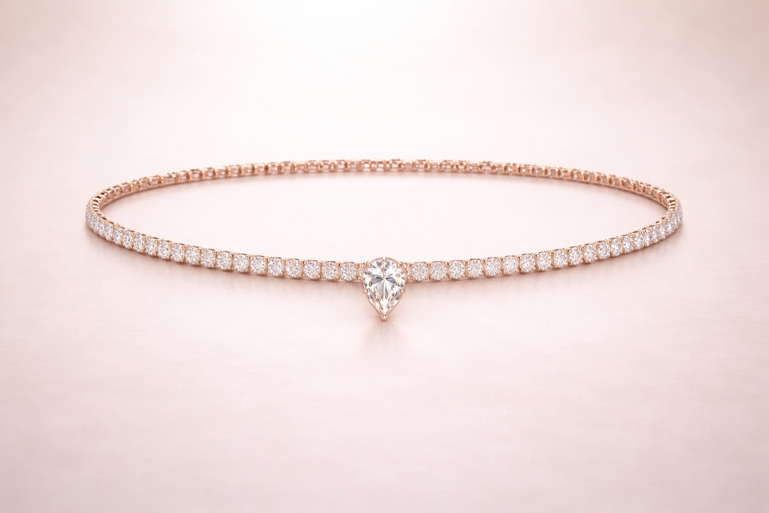 All Moissanite Tennis Necklace with Solitaire Waterdrop Diamond Riviera Necklace for Women 925 Sterling Silver Adjustable Choker 2 All Moissanite Tennis Necklace with Solitaire Waterdrop Diamond Riviera Necklace for Women 925 Sterling Silver Adjustable Choker