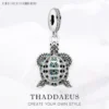 Charm Pendant Green Tortoise,Jewelry For Women Men Spring New Gift 925 Sterling Silver Faithful Companion
