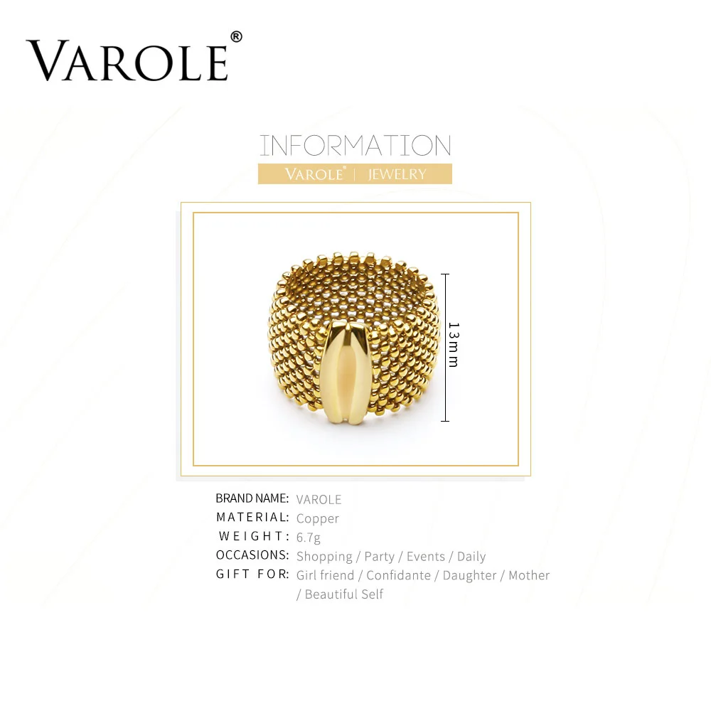 Beads Rings For Women Gold Color Elegant Ring Friends Gifts Fashion Jewelry Anillos Mujer 4 Beads Rings For Women Gold Color Elegant Ring Friends Gifts Fashion Jewelry Anillos Mujer - Image 3